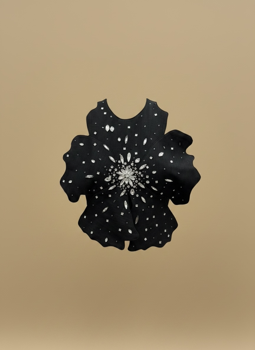 Flower burst crop top