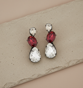 Pink Crystal Earrings