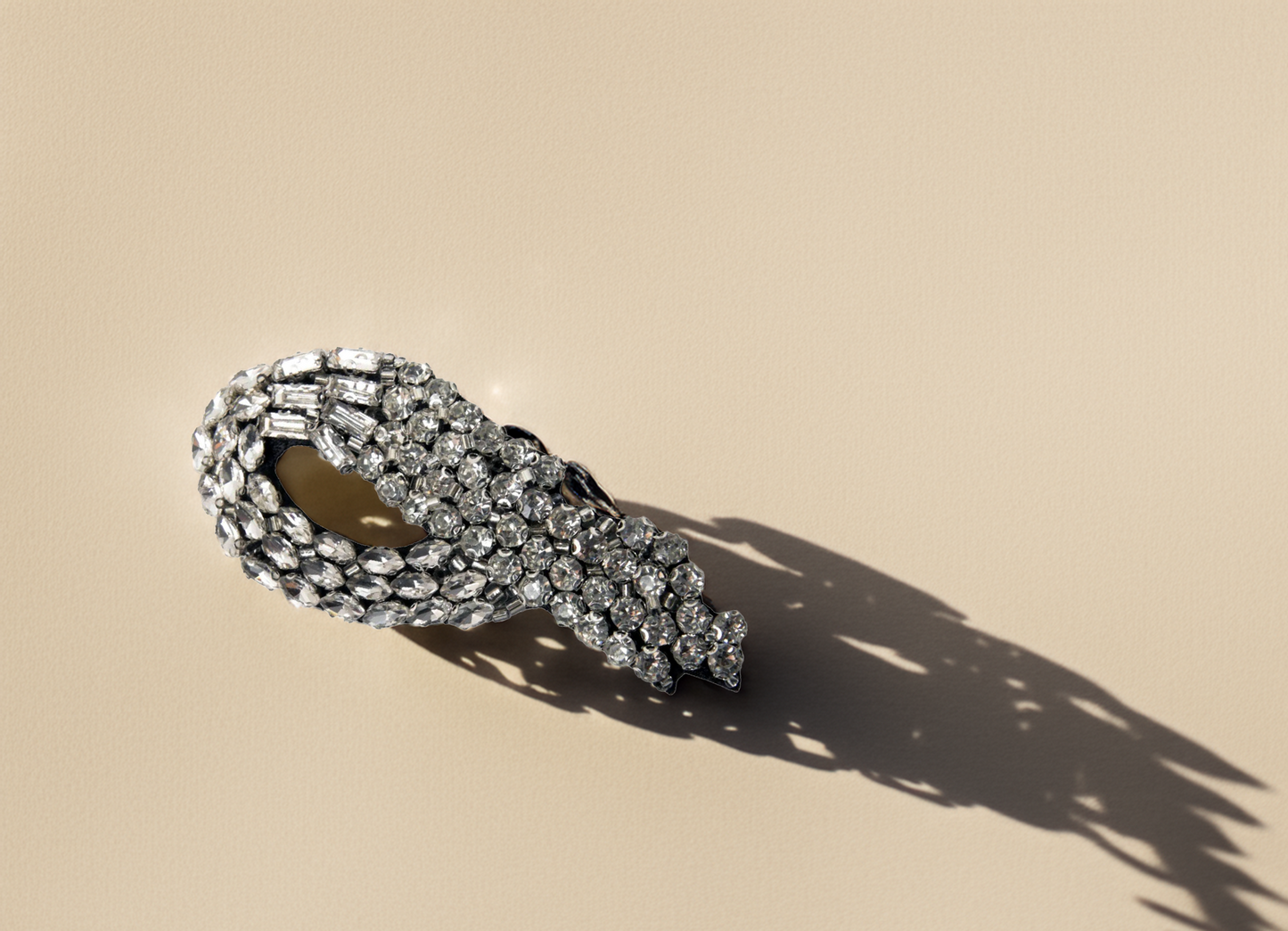 Crystal Flow Brooch