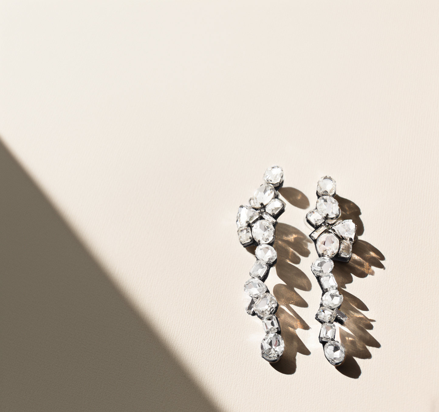 Diamond Cluster Earrings