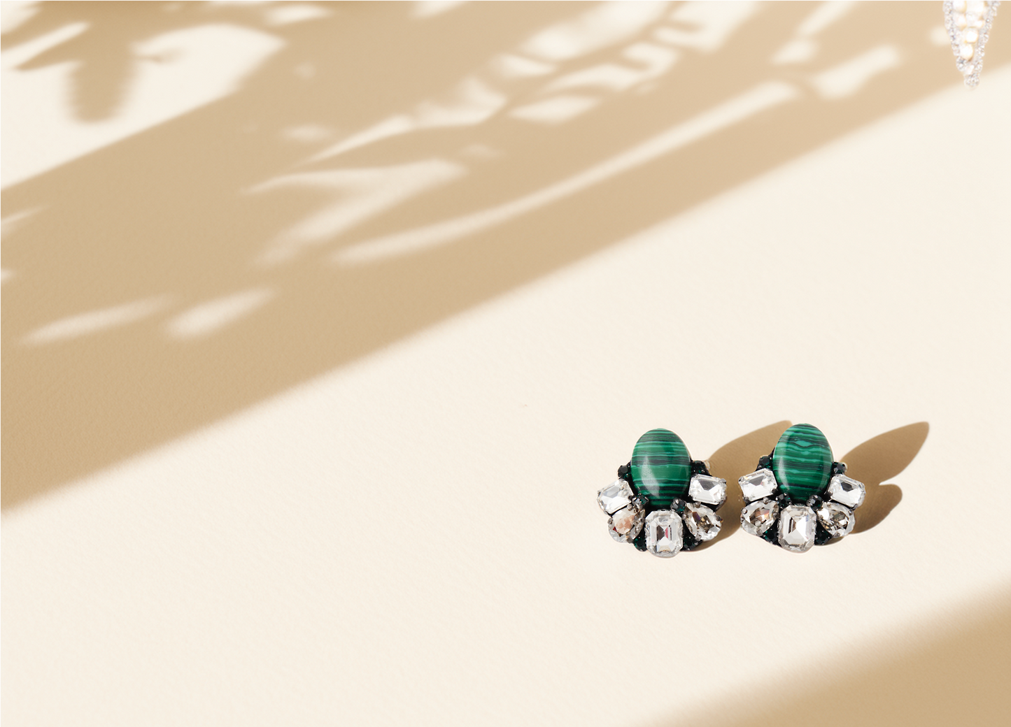 Green Spark Earrings