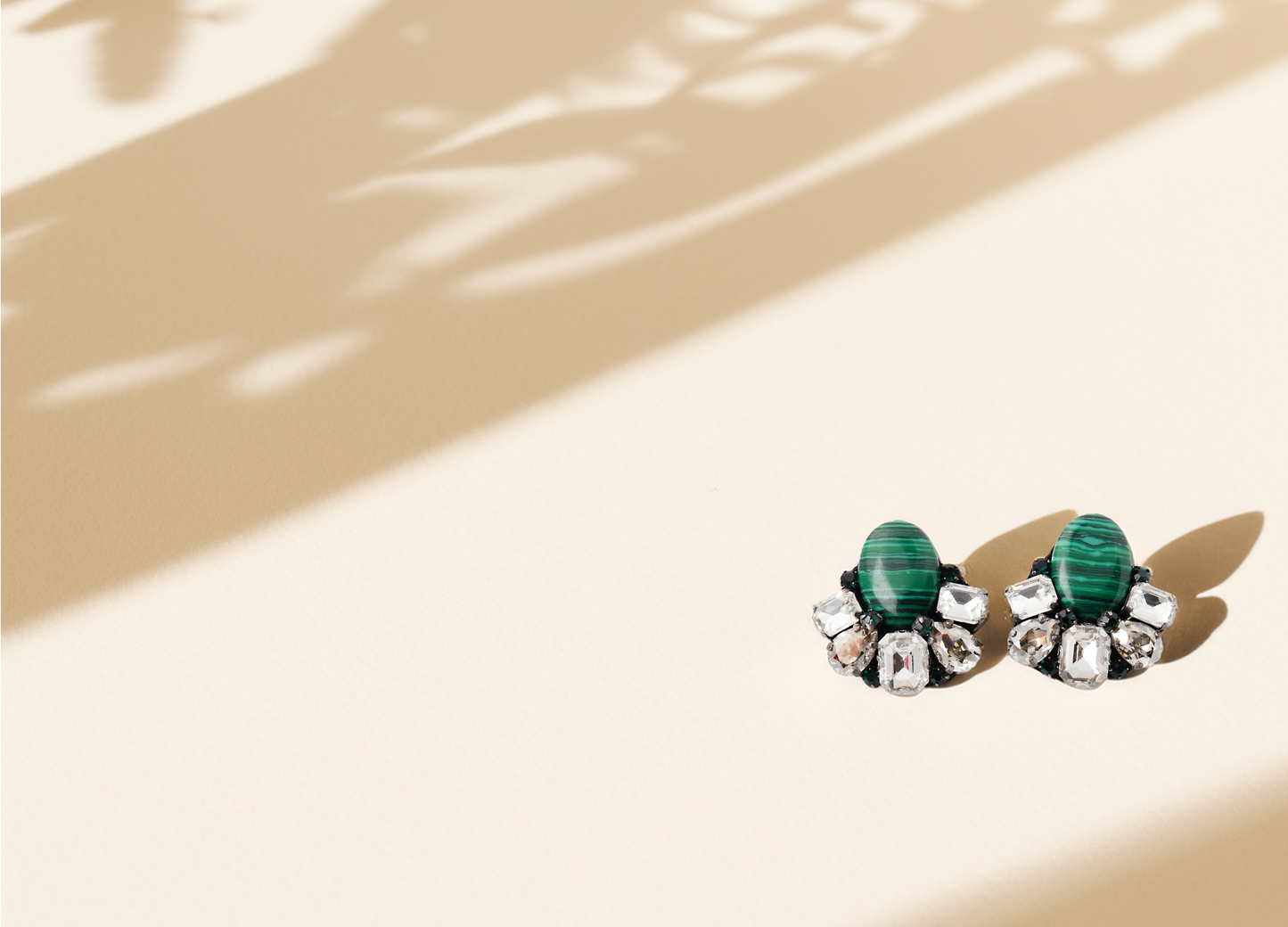 Green Spark Earrings
