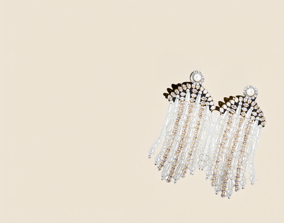 Dangling Pearl Earrings