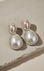 Pearl Spiral Earrings
