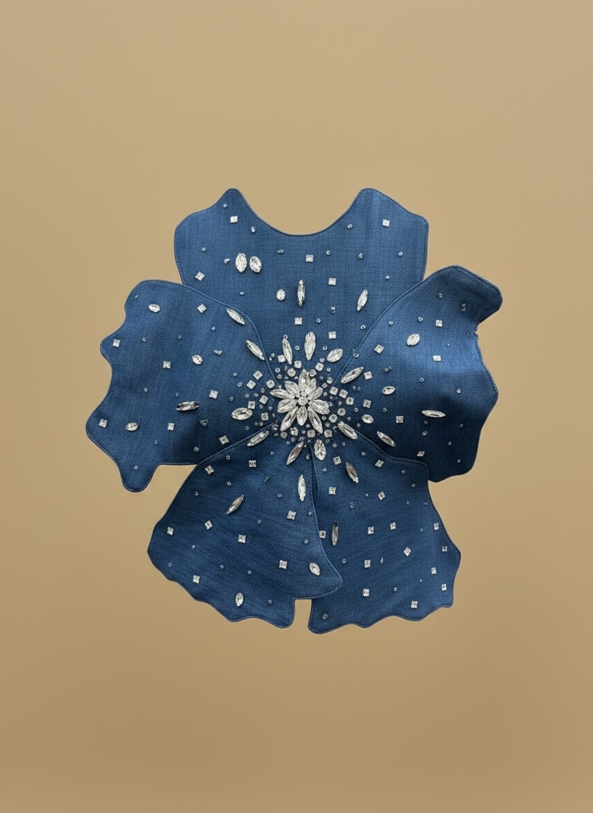 Flower burst crop top