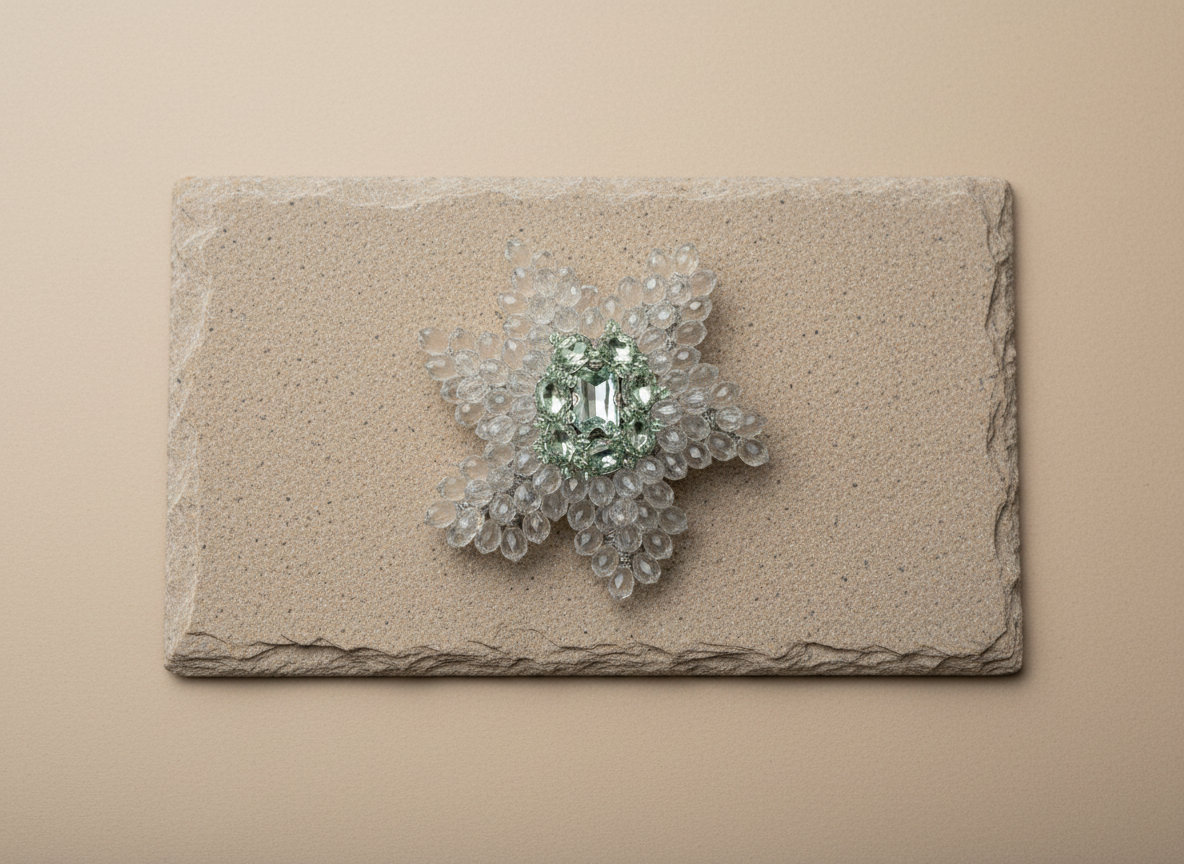 Snowflake brooch