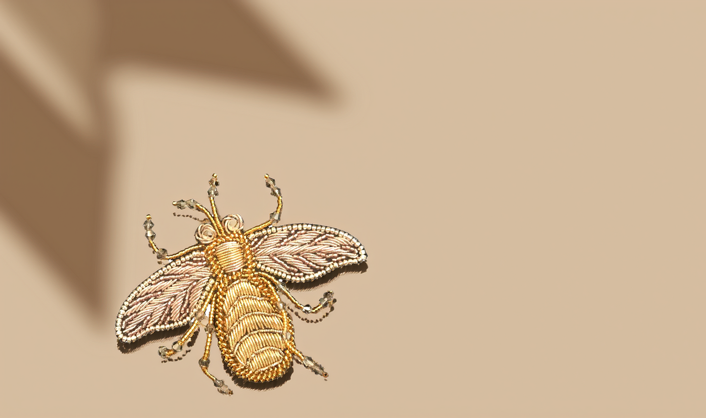 Shimmering Beetle Brooch