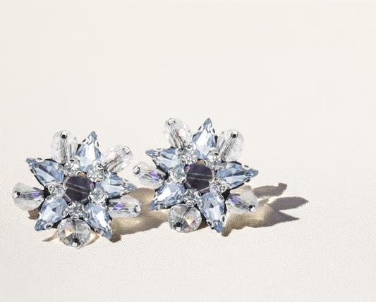 Crystal Star Earrings