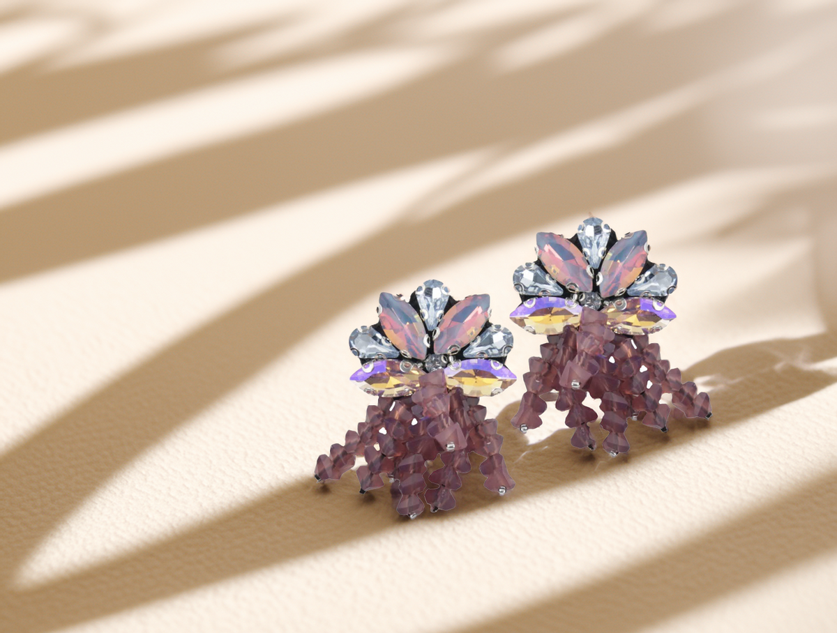 Reflection Flower Earrings