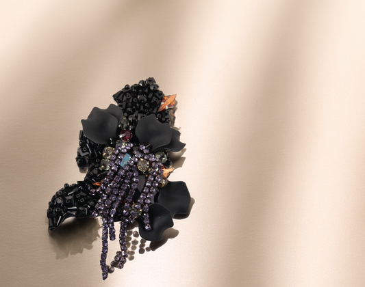 Magical Black Brooch