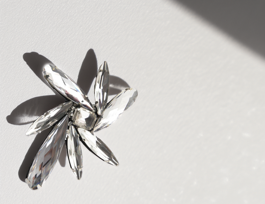 Silver Bloom Brooch