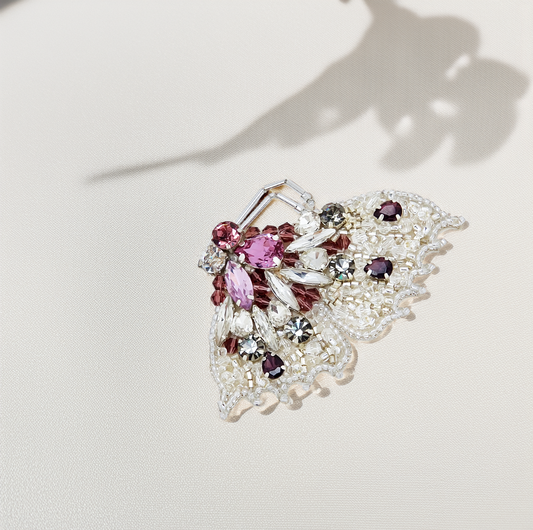 Purple Butterfly Brooch