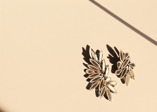 Metalic Gold Earrings