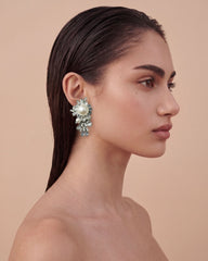 Pearl Cluster Earrings