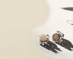 Silver Bronze Earrings