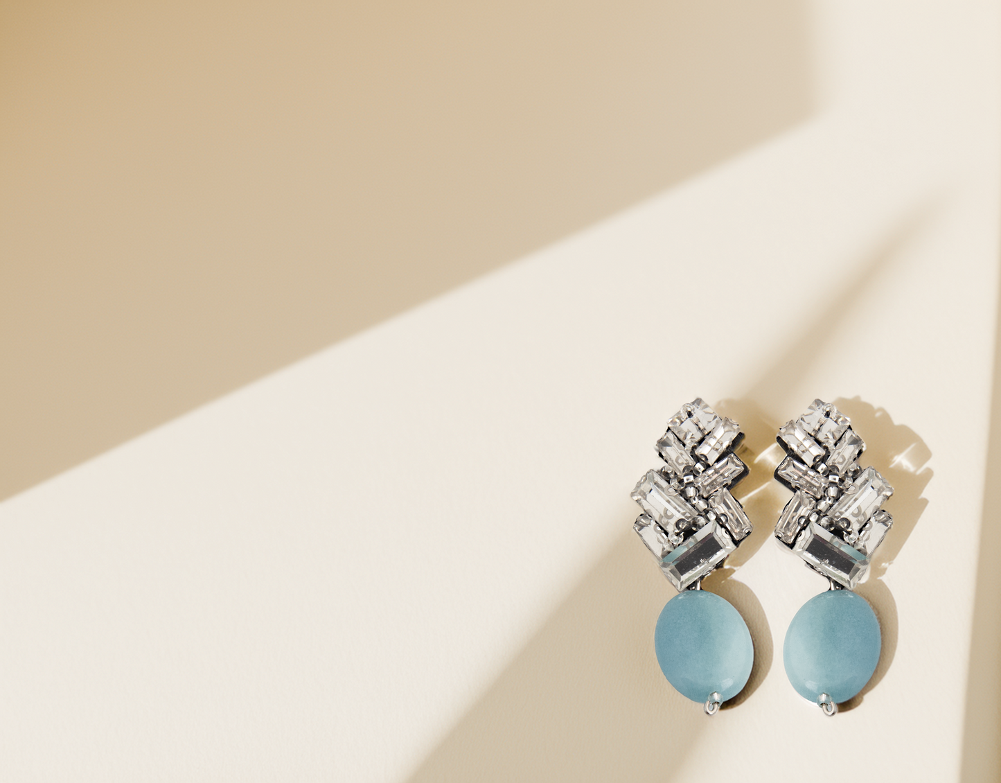 Blue Drop Earrings