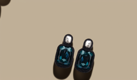 Blue Drop Earrings