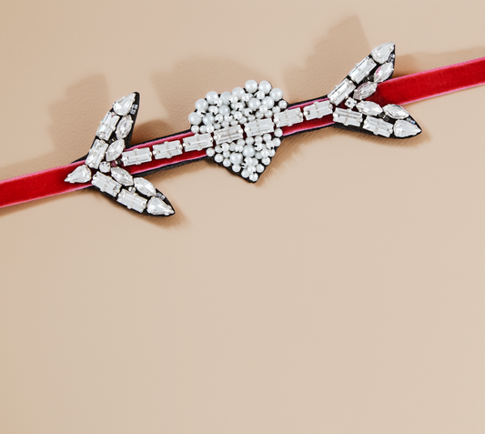 Crystal Velvet Choker